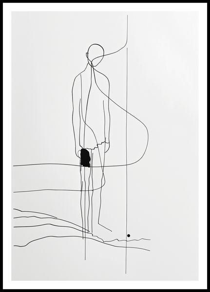 Plakat 68x98cm Samotna Wędrówka zdjęcie 3