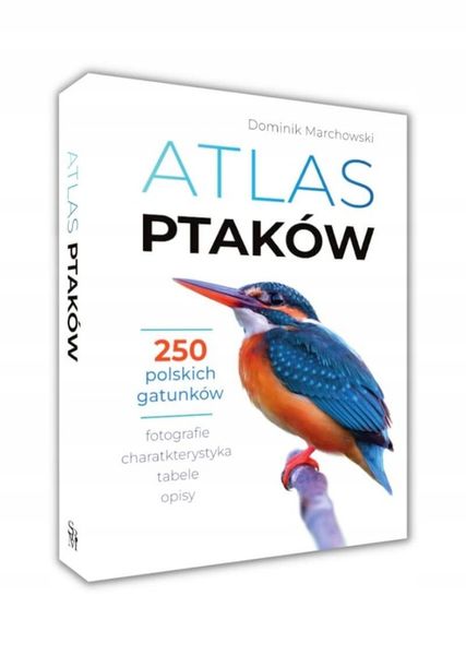 ATLAS PTAKÓW PTAKI POLSKI 250 GATUNKÓW TWARDA OPRAWA KSIĄŻKA NA PREZENT zdjęcie 1