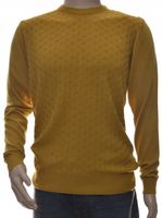 Sweter sweterek męski z kaszmirem XL musztarda