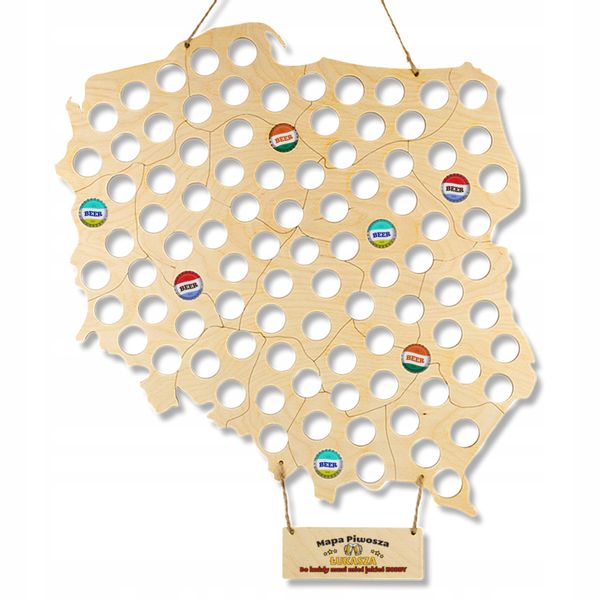 PREZENT NA WALENTYNKI GRAWER MAPA PIWNA DLA NIEGO zdjęcie 1