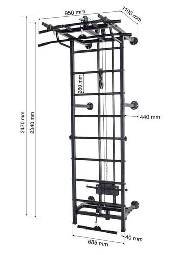 siłownia domowa Kraft System 3 w 1 czarny elite na Arena.pl