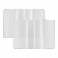 Okładka Ochronna na Świadectwa Szczepień 93x130 mm Przezroczysta 4 Sztuki