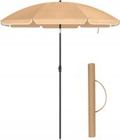 Parasol klasyczny Songmics beżowy 160 x 210 cm