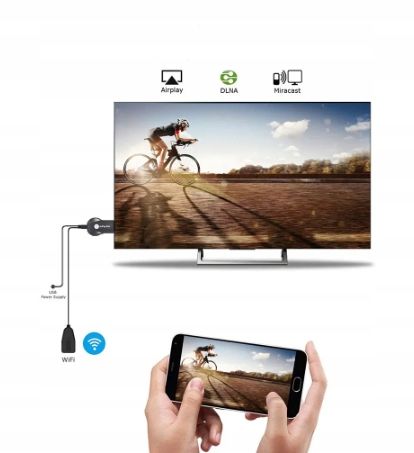 ADAPTER DO TELEWIZORA STREAMING DONGLE SMART HDMI WIFI DLNA ANYCAST AIRPLAY na Arena.pl
