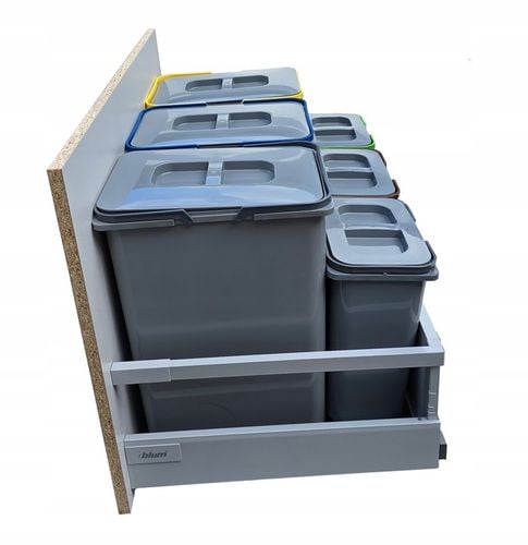Zestaw koszy na śmieci 81L do szuflady szafki 80 cm Blum 6 poj. na na Arena.pl