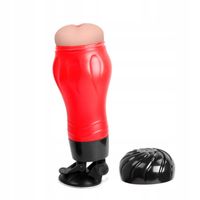 Realistyczny masturbator anal przyssawka 12TRYBÓW