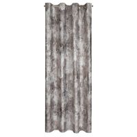 Zasłona Ester 140X250 cm stalowy welur z połyskiem na przelotkach