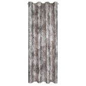 Zasłona Ester 140X250 cm stalowy welur z połyskiem na przelotkach