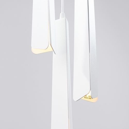 Lampa wisząca PRYSM 3P biała na Arena.pl