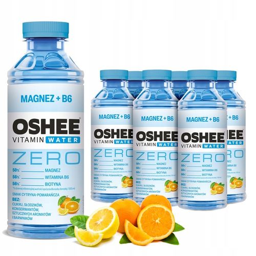 Oshee Zero Vitamin Water Magnez + B6 555ml na Arena.pl