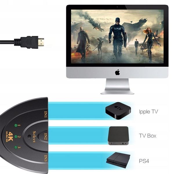 Kabel RETOO Switch HDMI - HDMI 0,5 m zdjęcie 4