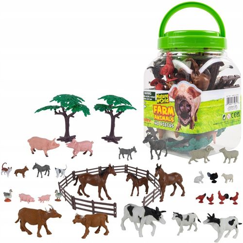 DUŻY ZESTAW FARMA FIGURKI ZWIERZĘTA KONIE OWCE na Arena.pl