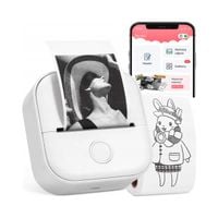 Phomemo T02 mini drukarka termiczna zdjęć notatek etykiet samoprzylepnych
