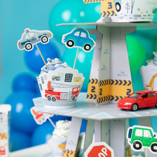 Papilotki do babeczek Auta, 6 szt. na Arena.pl