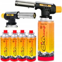 PALNIK GAZOWY KARTUSZ CERAMICZNY LUTLAMPA+4KARTUSZ