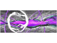 100X40CM ZEGAR POSTACIE TAŃCU OBRAZ