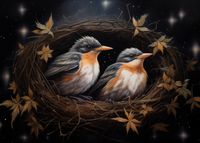 Plakat 70x50cm Gwiezdne Przytulenie