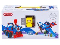 Klocki ELASTYCZNE Konstrukcyjne, Maszyny, Pojazdy, Auto, Samochód, Samolot, Pociąg Do Rozkręcania I Skręcania 6w1 142 El.