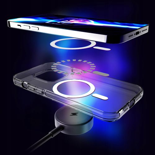 Nieżółknące etui MagSafe na tył do iPhone 15 Pro Max 3mk EverClear Mag Case na Arena.pl