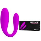 Silikonowy Stymulator - Wibrator Dla Par Pretty Love Fascination