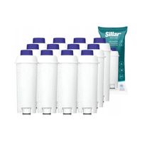 12x filtr do ekspresu Delonghi Dinamica Plus ECAM Eletta - wkład Sillar