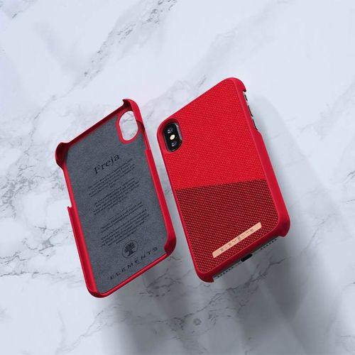 Nordic Elements Saeson Freja - Etui iPhone Xs / X (Red) na Arena.pl