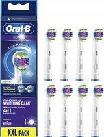 KOŃCÓWKI DO SZCZOTECZKI ELEKTRYCZNEJ ORAL-B 3D WHITE EB18 8 SZT.