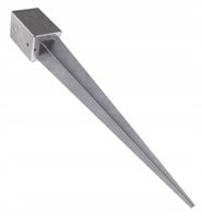 podstawa słupa, kotwa wbijana 100x100x750 mm, ocynk ogniowy