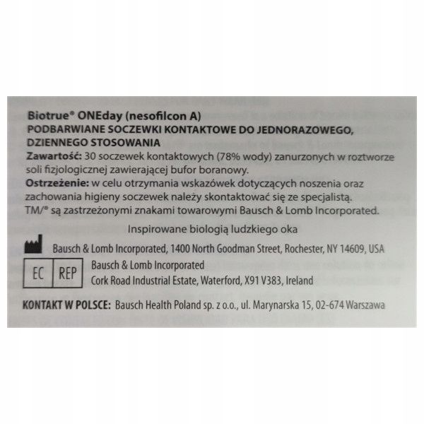 Płyn do soczewek BioTrue 300 ml zdjęcie 12