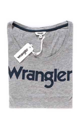 WRANGLER LOGO TEE MID GREY MEL W7376F637 M na Arena.pl