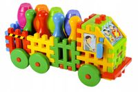 Ciężarowka z klockow z kręglami 25807