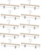 IKEA BUMERANG naturalny wieszak na spódnicę zestaw 10 sztuk
