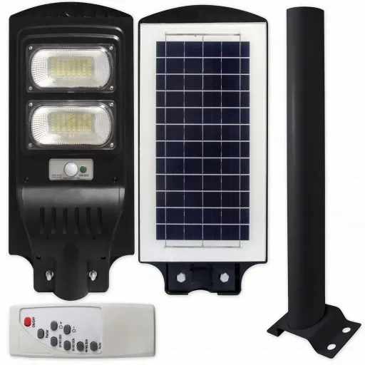 LAMPA Latarnia LED ULICZNA 100W IP65 6000K solarna zdjęcie 1