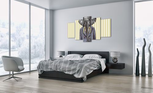Obraz Na Płótnie - Słoń Elegant  - 160X85 Cm - Ea160X85-3209 na Arena.pl