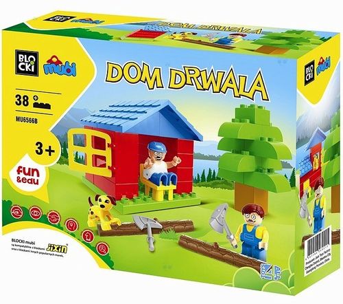KLOCKI MUBI DOM DRWALA 38 EL. na Arena.pl