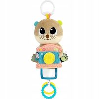 LAMAZE Arty Says Cheese - Clip and Go Baby Pram Toys - Sensory Toys for Bab