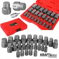 Zestaw Urwanych Zerwanych Ukręconych Złamanych Śrub 25 Sztuk Kraft&Dele