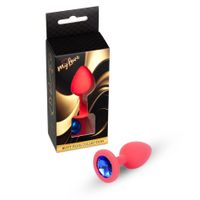 Mylove Toys - Jewellery Red Silicone Plug Medium