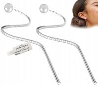 KOLCZYKI SREBRNE WISZĄCE 925 KULKI KULECZKI Przeciągane Przewlekane SREBRO