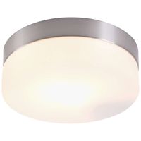 Sufitowa LAMPA okrągła OPAL 48401 Globo plafon OPRAWA nikiel biała