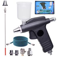 aerograf pistoletowy dysze 0,3 0,5 mm wąż 1,8m