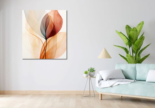 Obraz 90x100cm Eteryczne Liście na Arena.pl