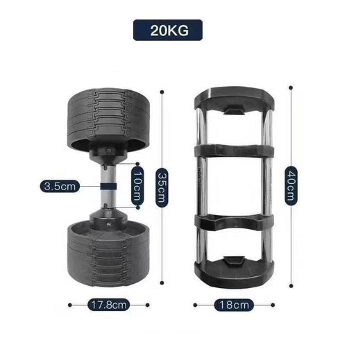 hantle master spin jedną ręką regulowane 2 - 20 kg na Arena.pl