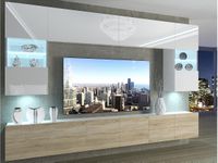 Meblościanka PREMIUM 01 meble do salonu zestaw mebli w połysku