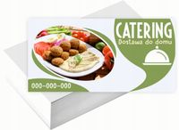 Wizytówki firmowe Foliowane 1000szt wiele wzorów CATERING