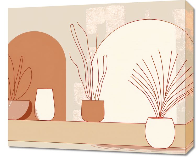 Obraz 60x50cm Widok Roślin zdjęcie 1