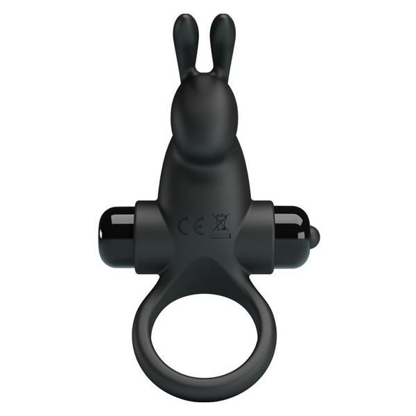 Pretty Love - Vibrant Penis Ring I Black zdjęcie 1