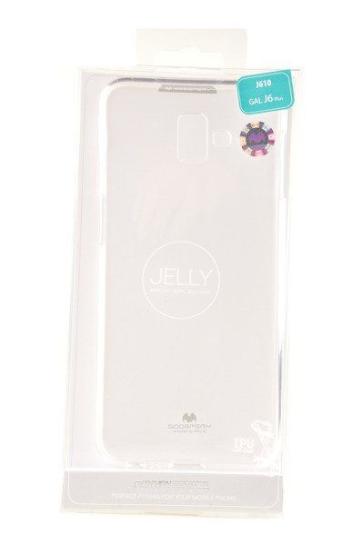 Etui Mercury Goospery Jelly Case do SAMSUNG GALAXY J6+ / J6 Plus przezroczysty zdjęcie 4
