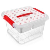 Pojemnik Apteczka Organizer Pudełko Skrzynka Kasetka na Leki Duża 8L