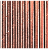 Słomki papierowe różowe złoto gold rose, 10 szt.